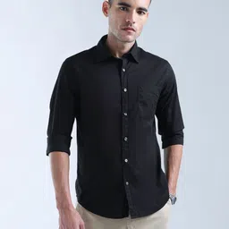 Flying Machine Men Slim Fit Opaque Casual Shirt-image-32