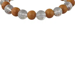 Divine souvenirs Unisex Artificial Beaded Elasticated Bracelet-24
