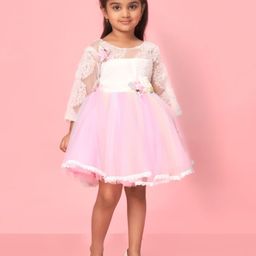 BAESD Floral Net Fit & Flare Dress-picture-23