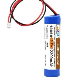 hkn 3.7V 2200mAh Lithium ion Rechargeable In Built BMS Battery image 2