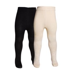 THE LITTLE LOOKERS Kids PackOf 2 Solid Cotton Stockings-91
