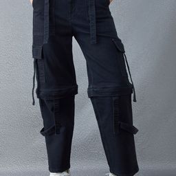 VOLTEDGE Women Relaxed Fit High-Rise Slash Knee Stretchable Jeans-image-18