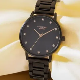 Sonata Women Embellished Dial & Bracelet Style Straps Analogue Watch SP80055NM01W-29