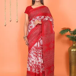 Ravi Janki Suit & Sarees Floral Printed Pure Cotton Saree-picture-8