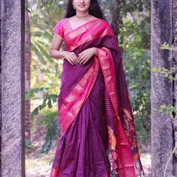 Visit Wear Woven Design Zari Pure Silk Banarasi Saree-image-98