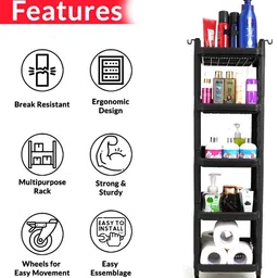 ADA Handicraft Black Set of 1 Super Strong Multi-Utility Organisers image 3