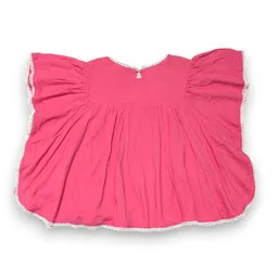 Gini and Jony Floral Print Flutter Sleeve Cotton Crop Top image 2