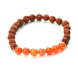 Divine souvenirs Unisex Artificial Beaded Elasticated Bracelet-55