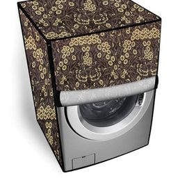 The Furnishing Tree Mustard Printed Washing Machine Cover-image-85