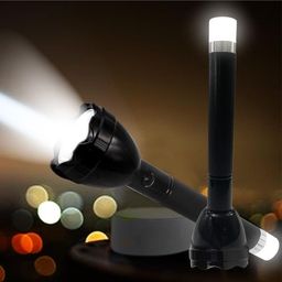 crentila Rechargeable Long Range 700 to1000 Meter Dual Mode Torch +TABLE LAMP Light Torch-picture-11