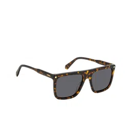 Polaroid Men Rectangle UV Protected Sunglasses 20677908656M9-Grey-8