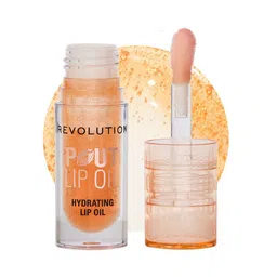 Makeup Revolution London Pout Lip Oil- 3 ml- Honey Shimmer-17