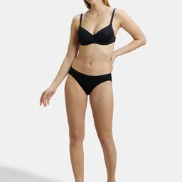 Jockey Wired Padded Soft Touch Medium Coverage Multiway Backless Bra-1832 image 3