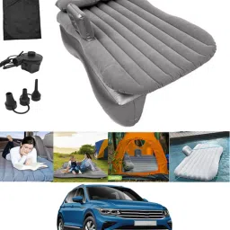 Silver Inflatable Car Travel Bed/Two Pillows/Pump For Tiguan Volkswagen 2021 Multifunctional Car Inflatable Bed Mattress For(Car Travel,Camping,Swimming) Car Inflatable Bed-picture-20