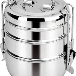 stainless steel layer lunch box 3 Containers Lunch Box-image-6