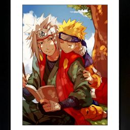 anime photo frame | Naruto Anime Uzumaki Naruto Jiraiya Naruto photo Paper Print-image-31