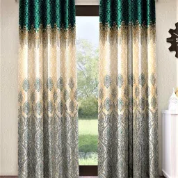 153 cm (5 ft) Polyester Semi Transparent Window Curtain (Pack Of 2)-23
