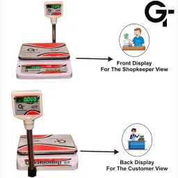 GRAMTECHNOLOGY GT Scale Capacity 50kg Pole Digital Weight Machine Table Top Weighing for Shop Weighing Scale image 3