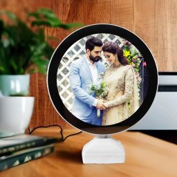 Enchanting Magic Mirror Photo Frame with LED Backlight and Touch Sensor RMM_007 7 inch Digital-4