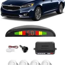 PKNA0860 White Car Reverse Parking Sensor with LED Display 4 Sensor PKNA0860 Parking Sensor-picture-23
