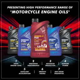 silboil ADVANCED 4T -PLUS 10W-50 ( API: SN/TC) ( JASO: MA-2) High Performance Full-Synthetic Engine Oil image 5