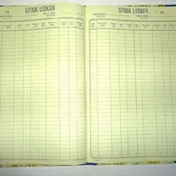 Stock Register - Size 34 x 20 CM Stock Ledger Register 34cm x 20cm 1-Part Hard Bound-image-18