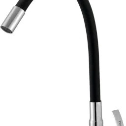Flexible Swan Neck Black Pillar Tap Faucet-image-31
