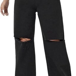 Women Regular Mid Rise Black Jeans-image-58
