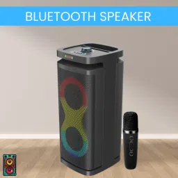 GUGGU A1 (PORTABLE BLUETOOTH PARTY SPEAKER) Stereo Sound With Wireless Karaoke MicT92 40 W Bluetooth Party Speaker-image-78