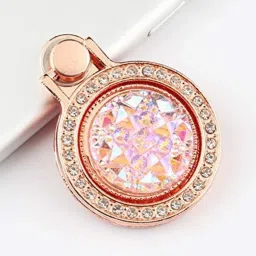 befunky 3D Ring Finger Grip for Mobile Tablet (Rose Gold) Mobile Holder-picture-27