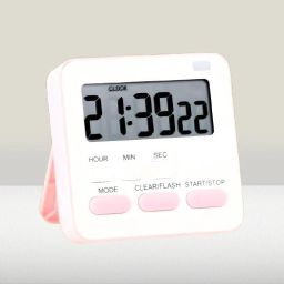 Digital White Clock-image-94