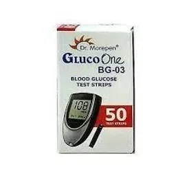 Dr. Morepen 75strip with thermometer 75 Glucometer Strips-17