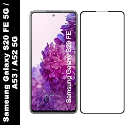 EITANSHA CREATION Edge To Edge Tempered Glass for Samsung Galaxy A52 5G, Samsung Galaxy A53 5G, Samsung Galaxy S20 FE 5G-image-0