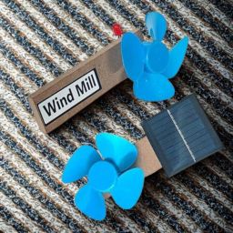 Combo Wind Mill Solar Panel 6V Physics Science Experiment Kit Toy School Kids-image-127
