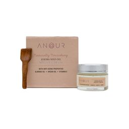 ANOUR Naturally Nourishing Jojoba Seed Oil Night Cream with Almond Oil & Vitamin E - 50g-21