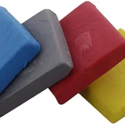 Colorful Kneadable Art Eraser,Gum Eraser,Moldable Eraser Small Pack of 4 Piece Non-Toxic Eraser-20
