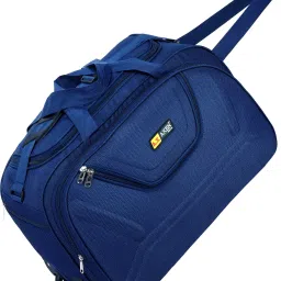 50 L Strolley Duffel Bag - 50 L STROLLEY DUFFEL BAG - DUFFLE BAG FOR MEN AND WOMEN - Blue - Regular Capacity-image-26