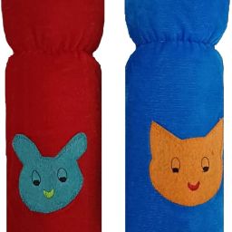Baby Milk Bottle Cover, Pack of 2, Milk Feeding Velvet Bottle Cover 250m-image-19