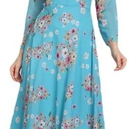 Printed Georgette Stitched Anarkali Gown-image-84