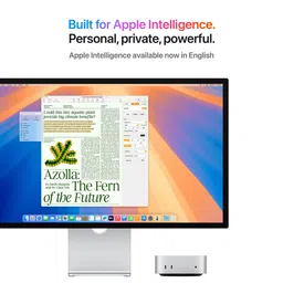 Apple Mac mini M4 Chip 2024 Mini Tower (16GB, 512GB SSD, Apple 10-core GPU, macOS Sequoia, Silver) image 4