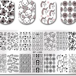 BP-L088 Stainless Steel Nail Stamping Image Plate.-36