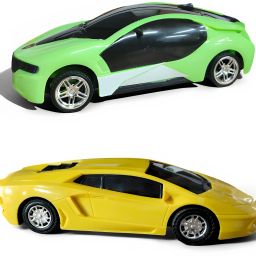 Light-Up 3D RC Car + Stylish Racing Car Combo – Twin Remote Cars with High-Speed-image-90
