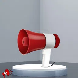roar Handheld Megaphone with Siren, Microphone & Rechargeable for Outdoor EventsB204 Megaphone Portable Megaphone Siren Loudspeaker Function &Long Battery BackupG204 Outdoor PA System-picture-43