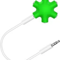 Triangle Ant Green Amazing RockStar Audio Splitter 6 Port Splitter Phone Converter-image-0