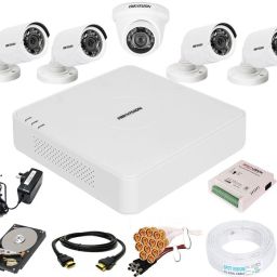HIKVISION 8 Channal DVR 1080p 1Pcs,Outdoor Camera 4Pcs,Indoor Camera 1Pcs, Security Camera-image-28