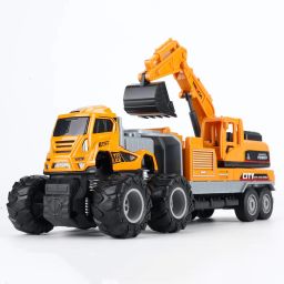 Excavator Toy for Boys Age 3 Bulldozer Truck Engineering Vehicle Carne Diggers-image-30