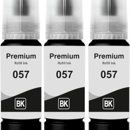 Gedi 057 Refill Ink Compatible for Epson L8050, L18050, L8150W Printers (3X Black) Black Ink Bottle-image-32