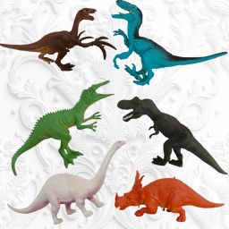 dinosaur figure toy play set for kids rubber action figurine animal figure-45