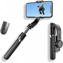 EVAAENTERPRISES GIMBAL with stick Q08for selfie 3 Axis Gimbal for Camera, Mobile image 2