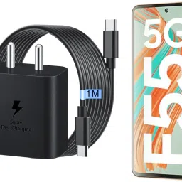 YCNEX 45 W Quick Charge 5 A Wall Charger for Mobile with Detachable Cable-66